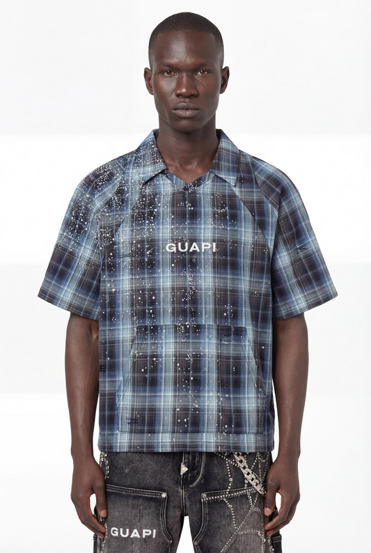 GUAPI light Phantom Plaid Shirt