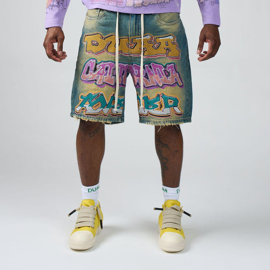 DUAA Wall Blue Short