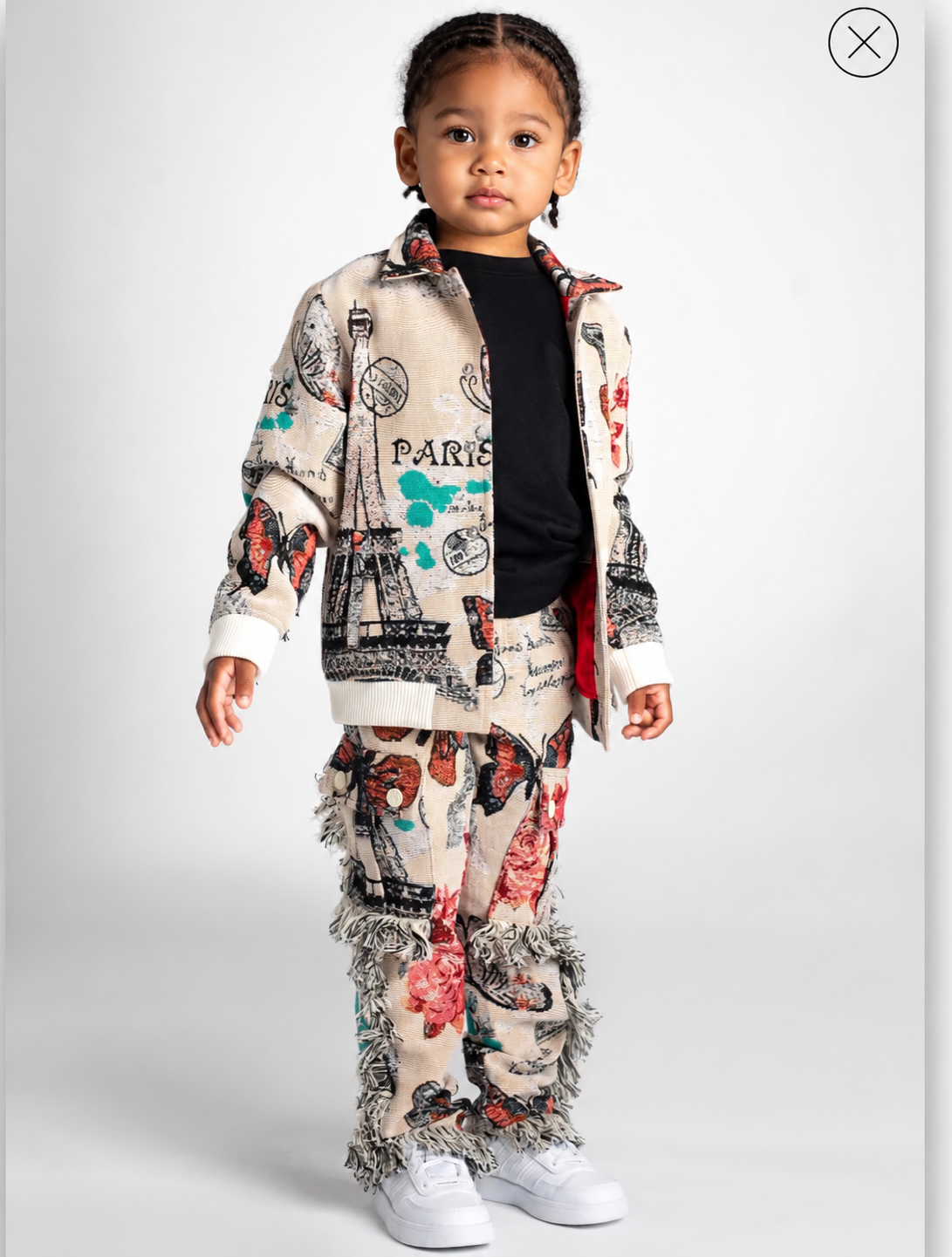 Guapi kids tapestry Set Sweater with jogger
