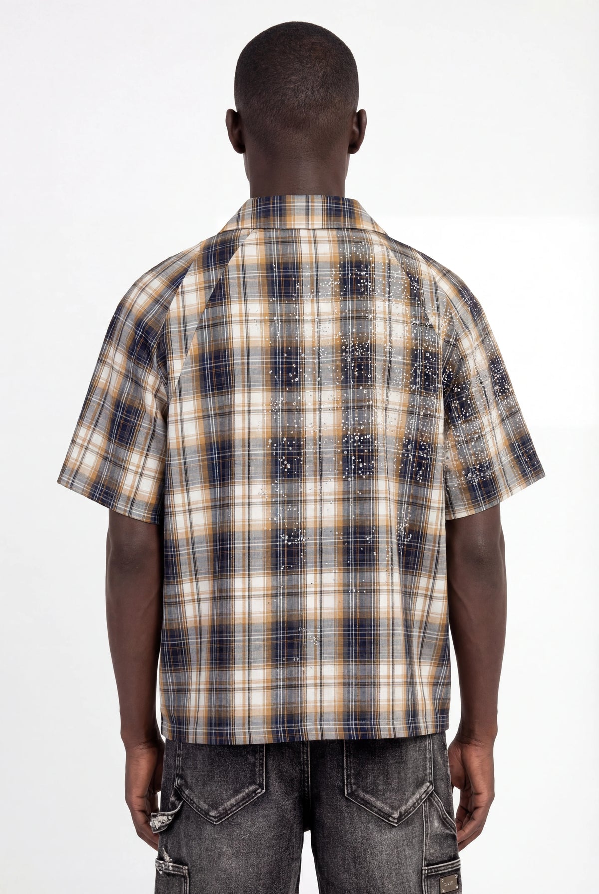 GUAPI Sand Plaid Shirt