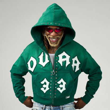 DUAA MASTER GREEN HOODIE
