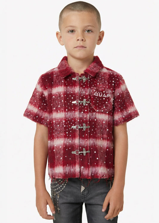 GUAPI Kids Red Rivet Fury Shirt