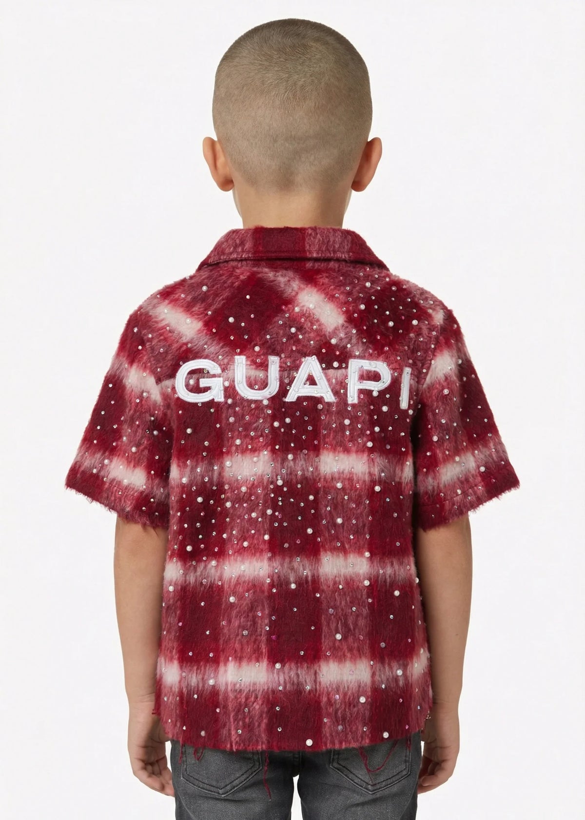 GUAPI Kids Red Rivet Fury Shirt