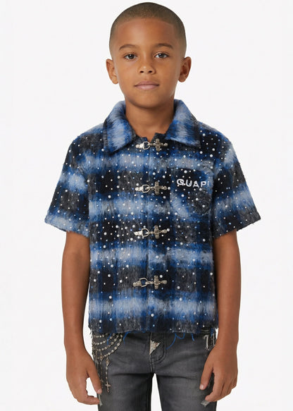 GUAPI Kids Blue Rivet Fury Shir