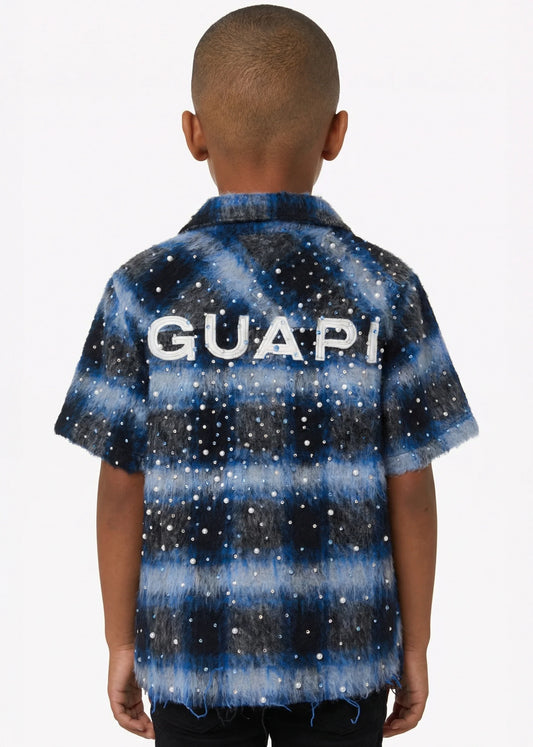 GUAPI Kids Blue Rivet Fury Shir