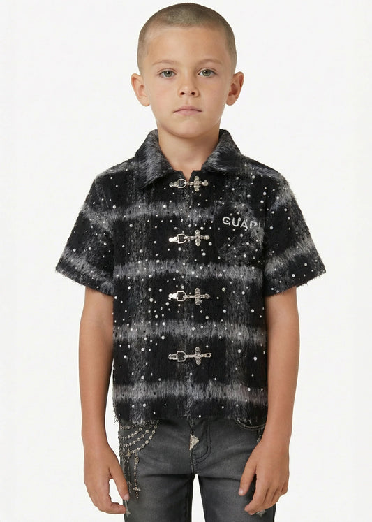 GUAPI Kids Black Rivet Fury Shirt