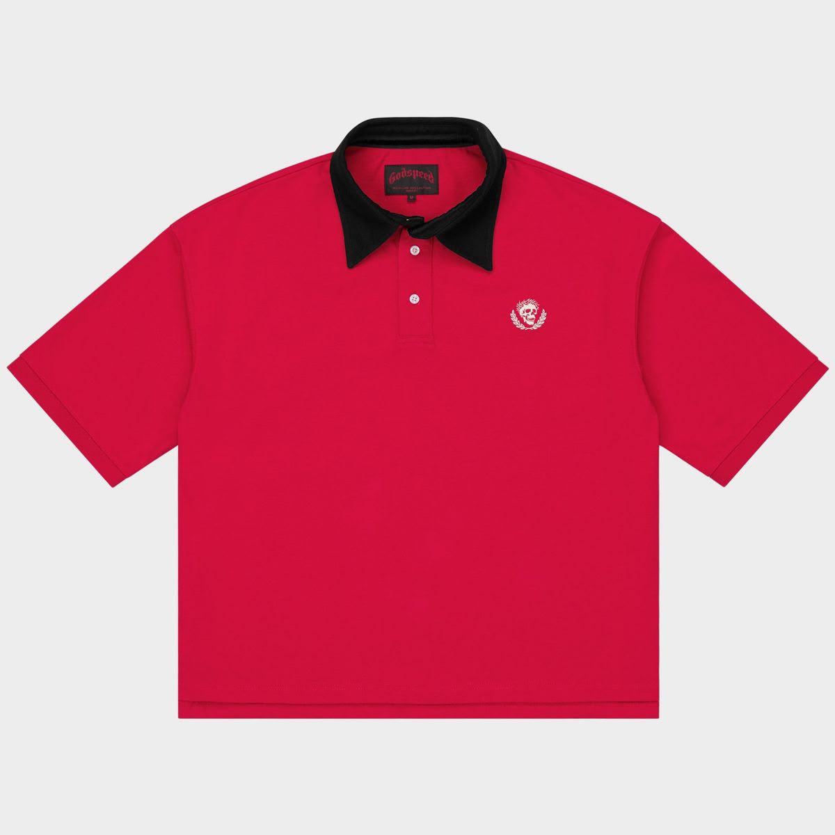 GODSPEED Victor Minimal Crest Polo (Red)
