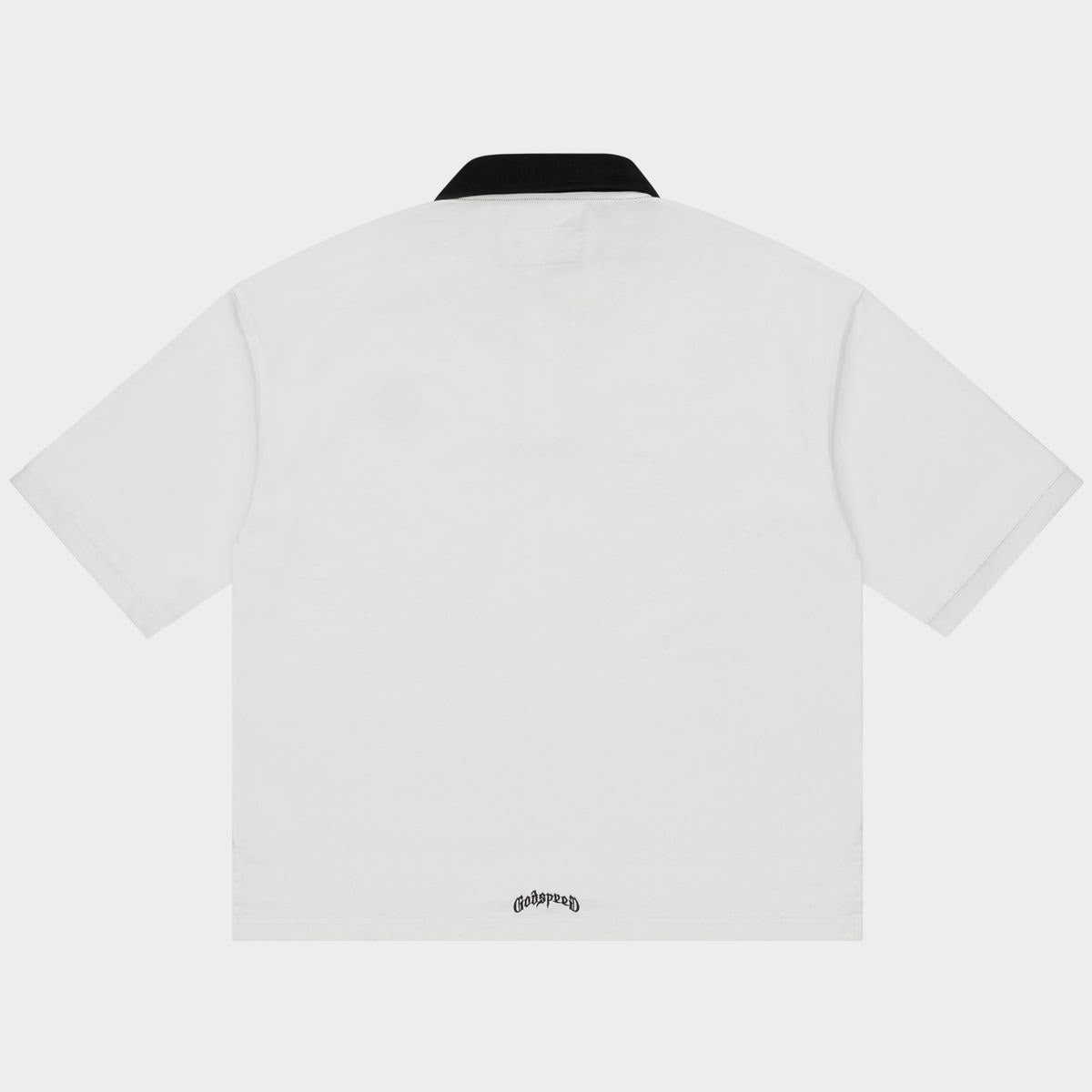GODSPEED Victor Minimal Crest Polo (White)