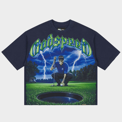 Godspeed No Mulligans T-Shirt (Navy)