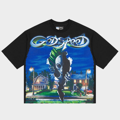 Godspeed Neighborhood Watch Tshirt (Black