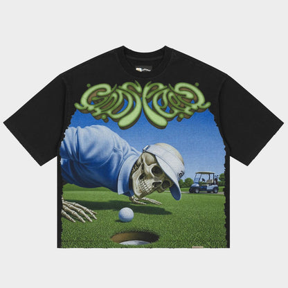 Godspeed Green Reaper T-Shirt (Black wash)