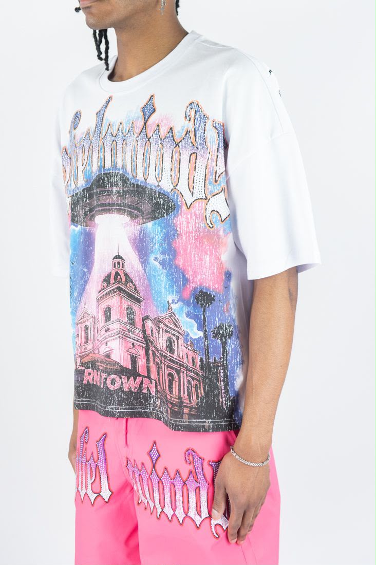 Rebel Minds TOWN RHINESTONE TEE