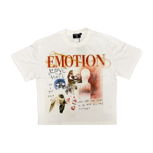 MIXED EMOTION DEJA VU TEE WHITE