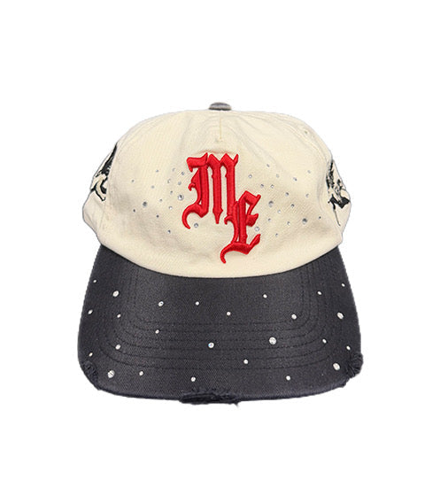 MIXED EMOTION TAN ME HAT  BLACK