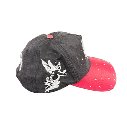 MIXED EMOTION BLACK MEE RED HAT