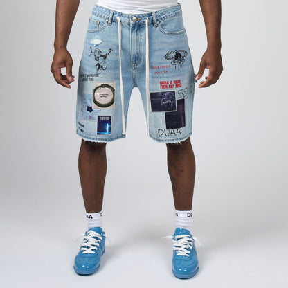 DUAA TELEPORT BLUE SHORT
