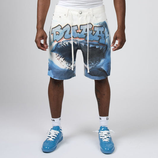 DUAA SHARK WHITE SHORT