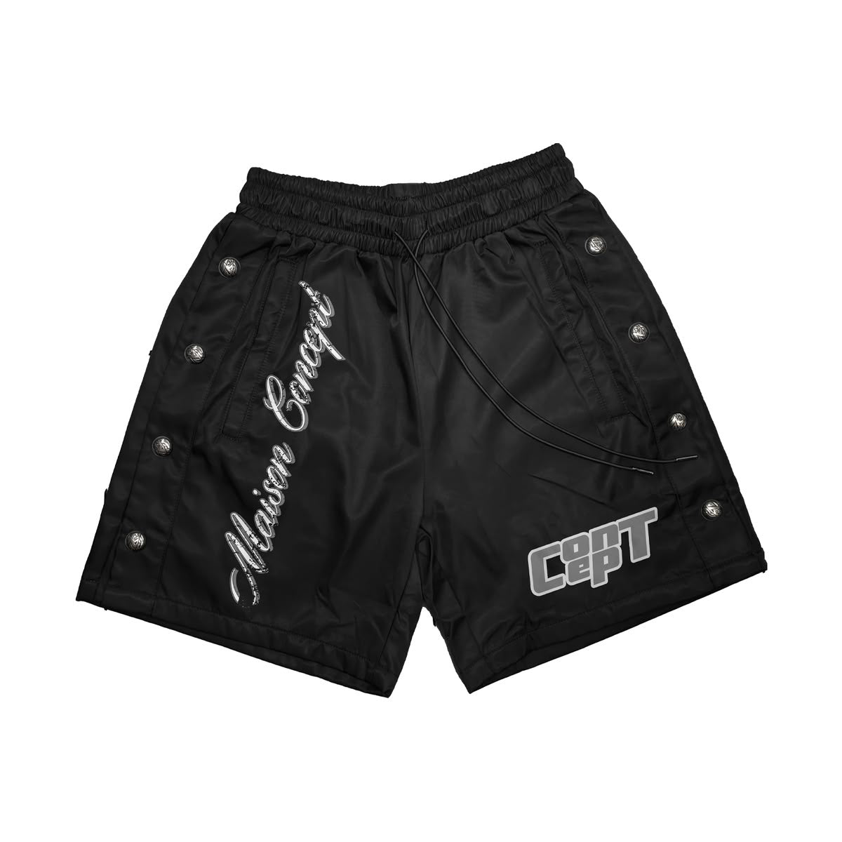 Concept 11 Top" Black SET with shorts