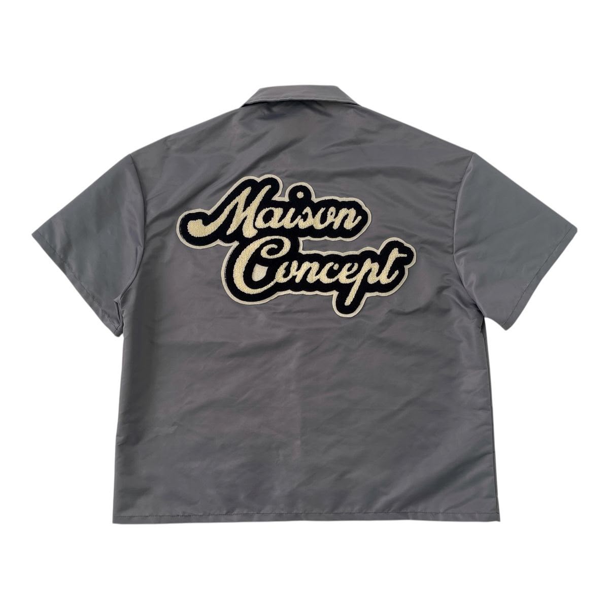 Maison Con Top" Grey Set With shorts