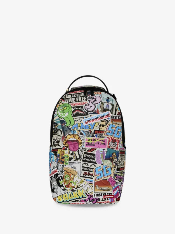 SPRAYGROUND PUNK STICKER SHARK BACKPACK