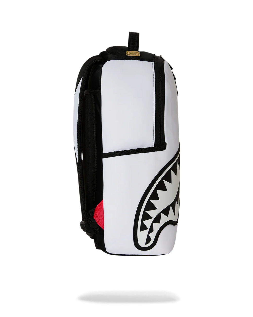SPRAYGROUND SHARK CENTRAL BLACK AND WHITE STENCIL BACKPACK
