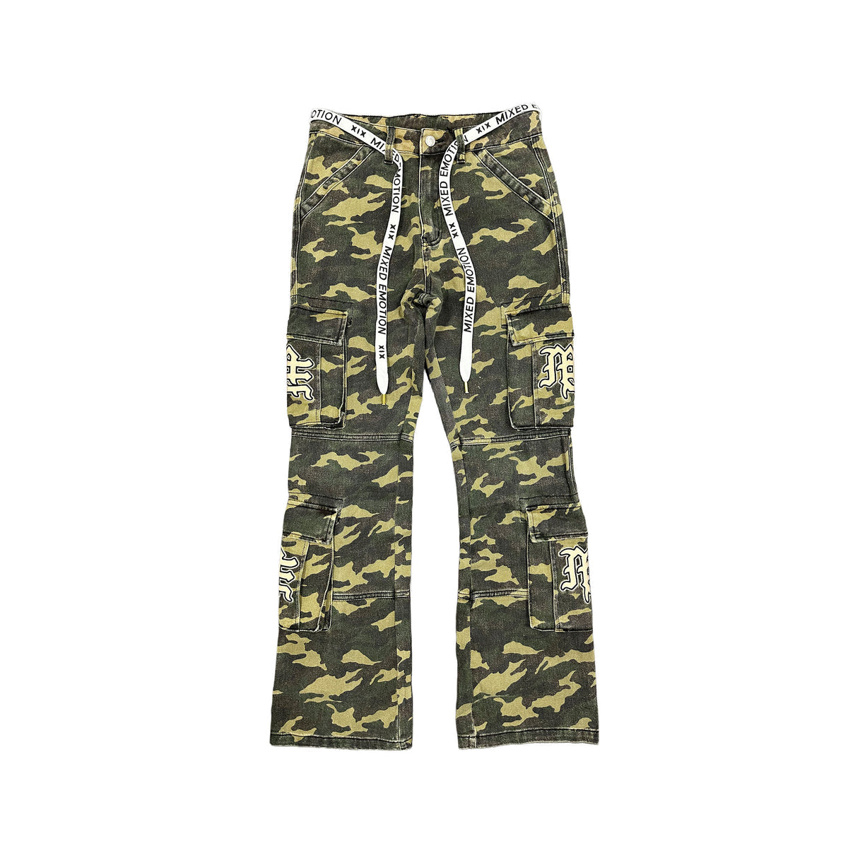 Mixed Emotion ME' Camo Cargo Pants