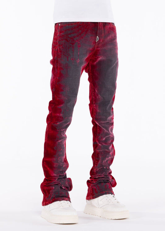 GUAPI Blood Red Laser Heavens Vault Denim