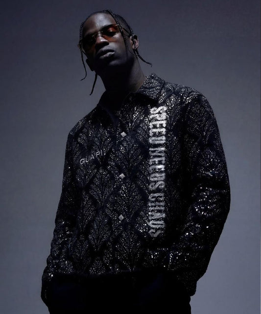 GUAPI Obsidian Black Embelished Shirt