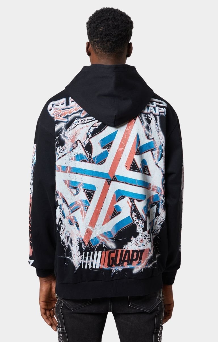 GUAPI BLACK NITRO DRIFT HOODIE V1