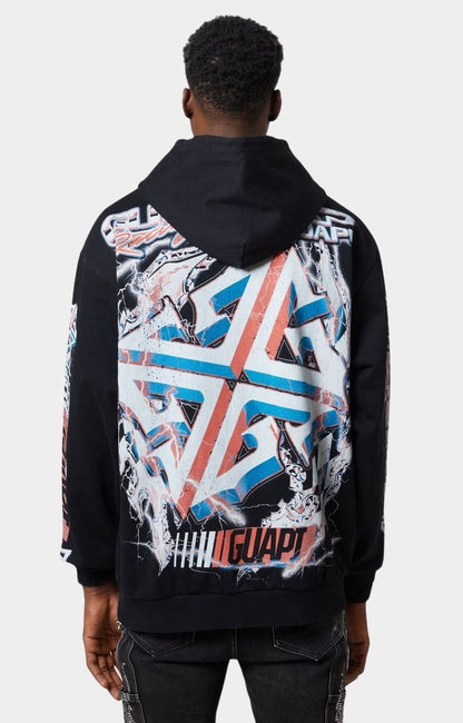 GUAPI BLACK NITRO DRIFT HOODIE V1