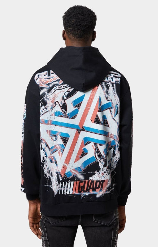 GUAPI BLACK NITRO DRIFT HOODIE V1