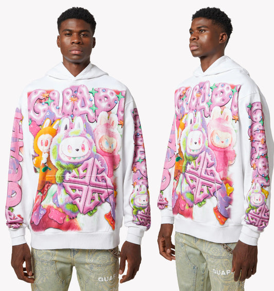 Guapi White Candy Riot Hoodie V3
