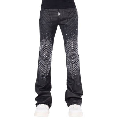 Guapi Obsidian Black Waxed Knight Denim Jeans