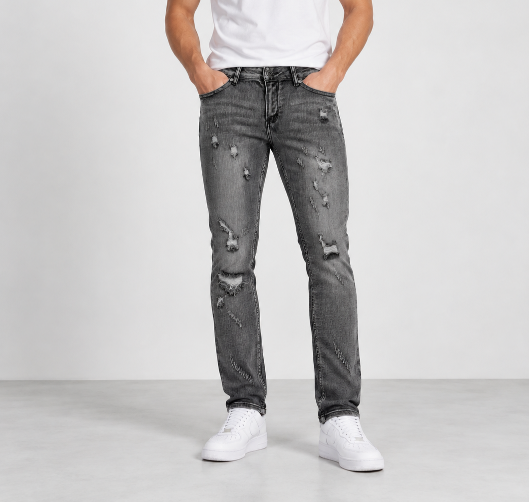 SBO WASH BLACK SKINNY JEANS