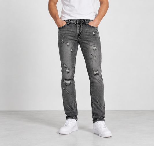 SBO WASH BLACK SKINNY JEANS