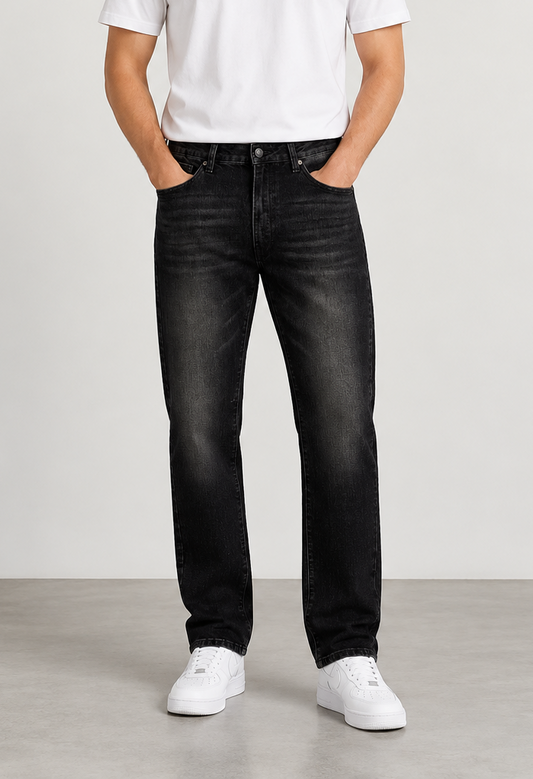 SBO WASH BLACK SKINNY JEANS REGULAR