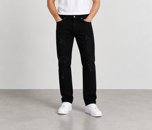 SBO WASH BLACK SKINNY JEANS NEGRO C