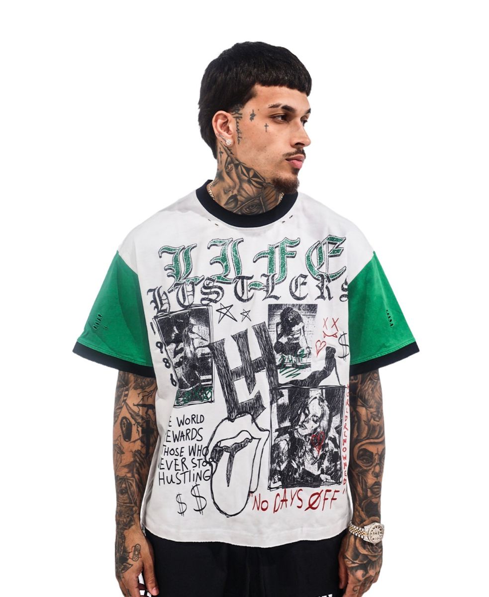 LIFE HUSTLERS LH 'ROLLING TEE