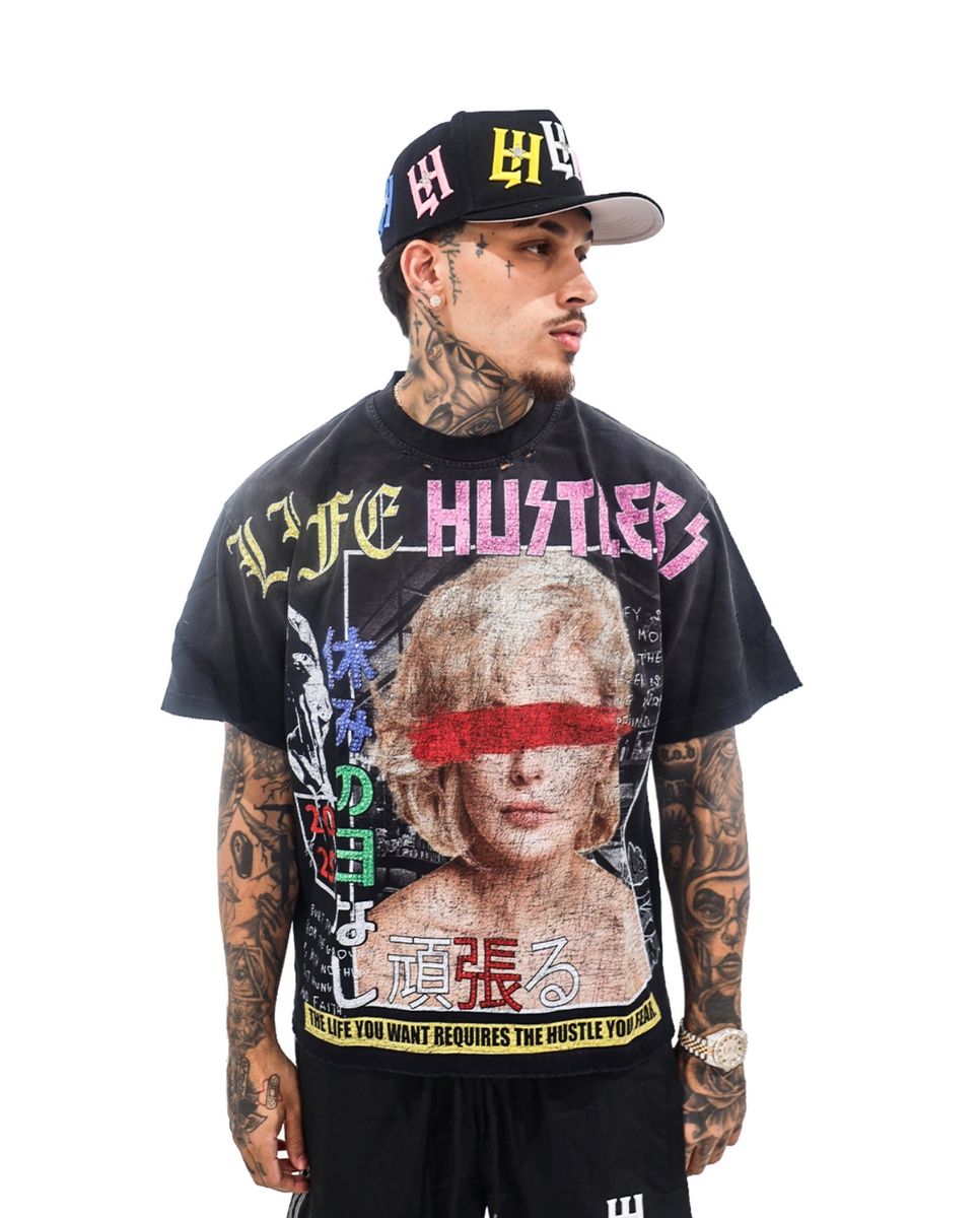 LIFE HUSTLERS BLIND WOMAN T SHIRT
