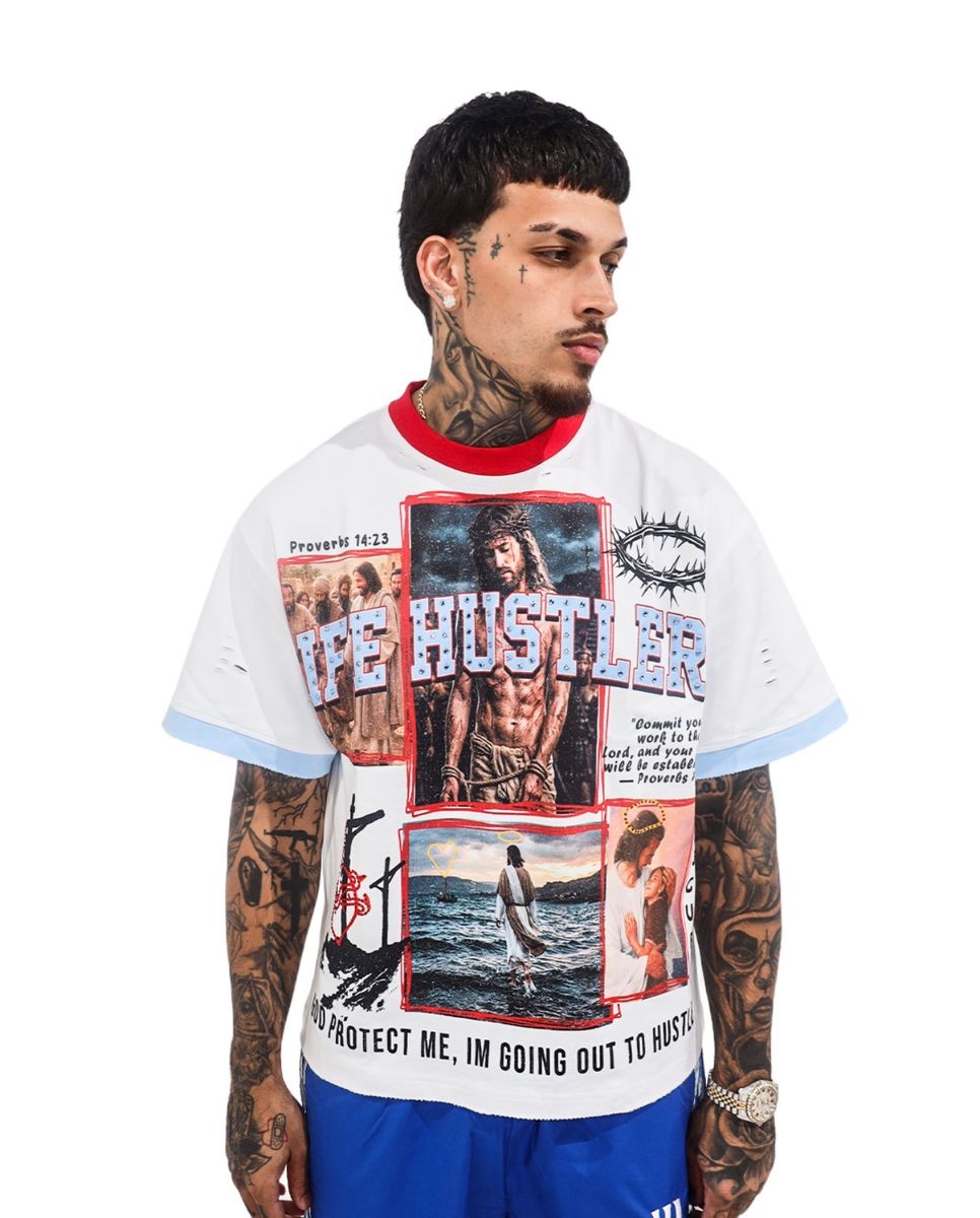 LIFE HUSTLERS LH 'JESUS TEE