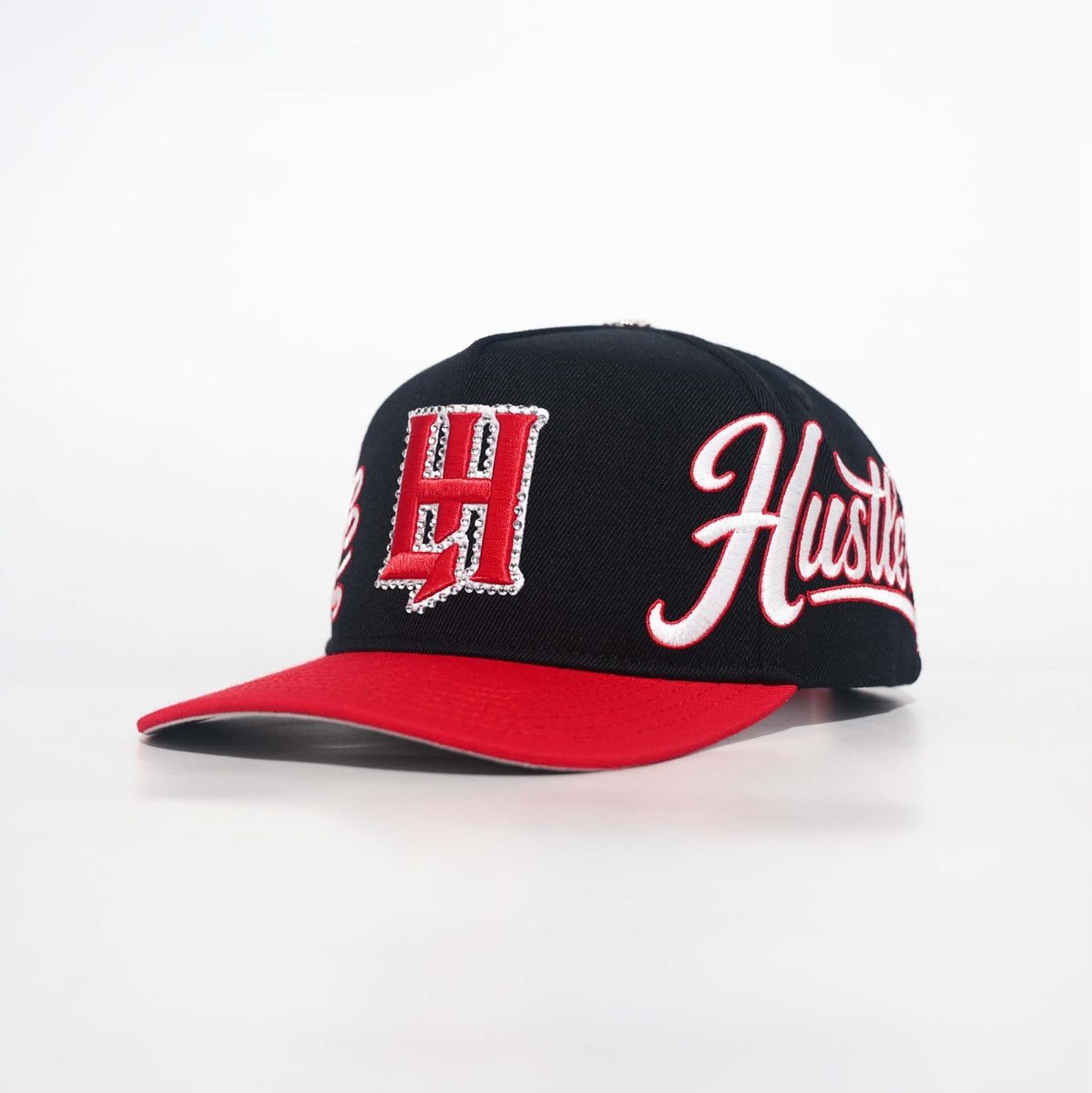 Life Hustlers Hat Black With Red