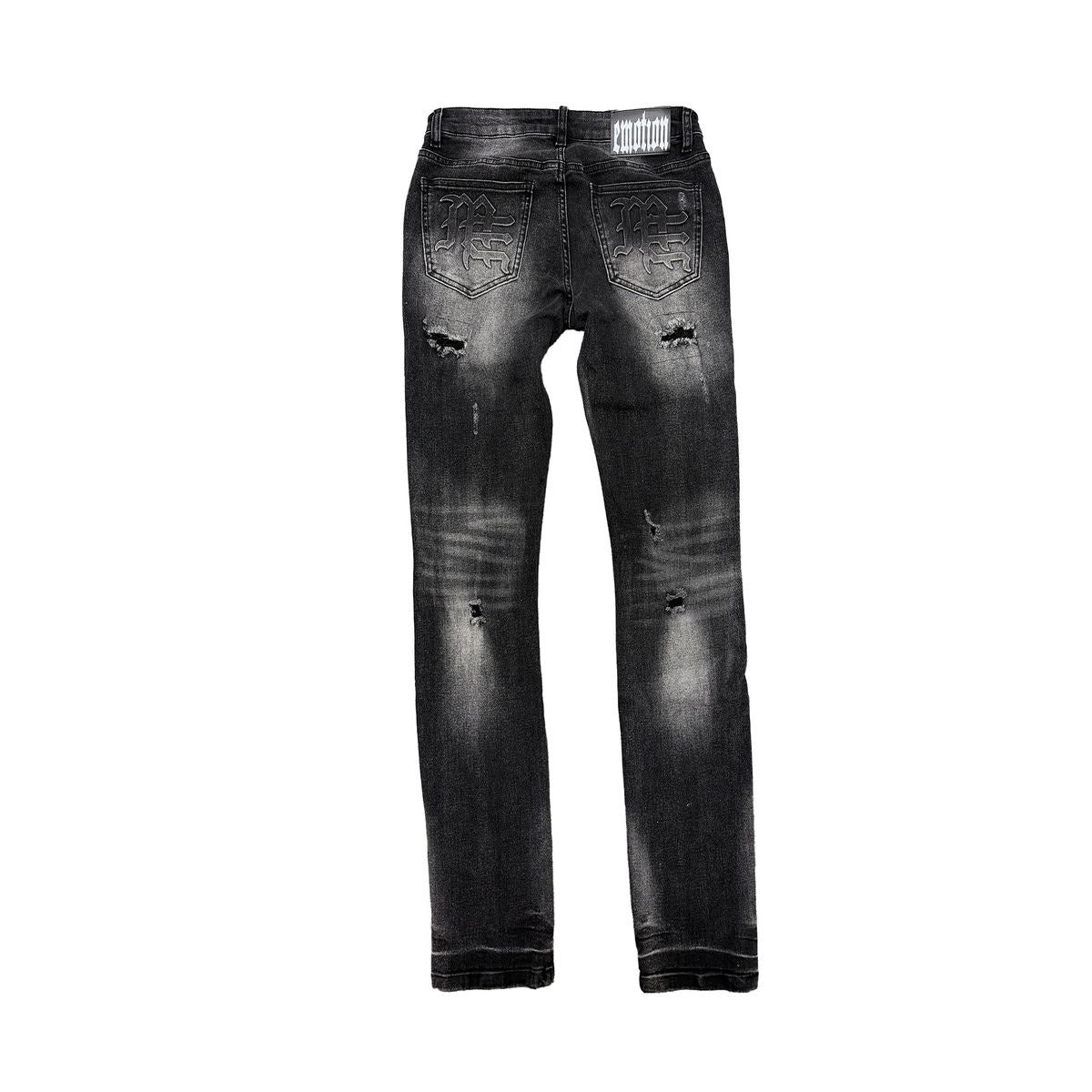 MIXED EMOTION Black “001” Denim
