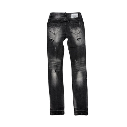 MIXED EMOTION Black “001” Denim