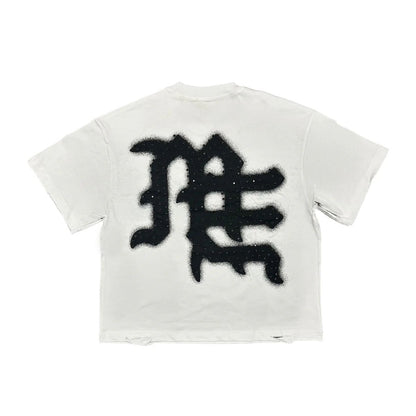 White end rhinestone tee