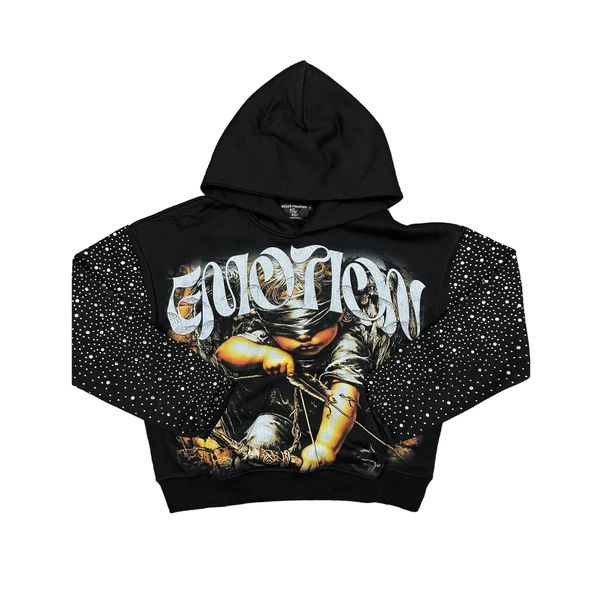 Archer rhinestone hoodie