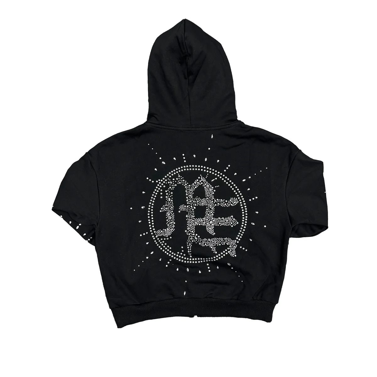 Eclipse Black rhinestone hoodie