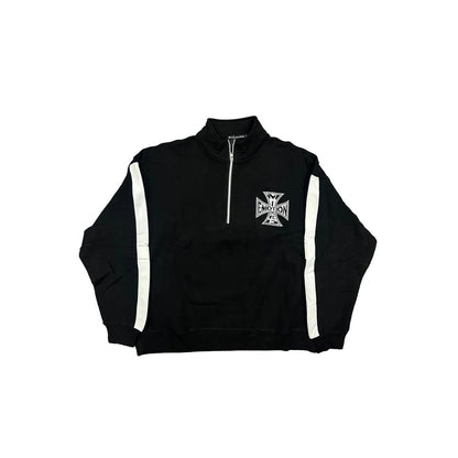 Black quarter zip jacket