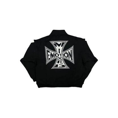 Black quarter zip jacket