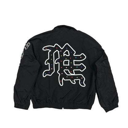 Me rhinestone nylon jacket