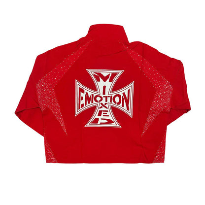 Black rhinestone hoodie